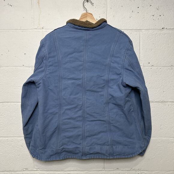 Carhartt Sherpa-Lined Canyon Jacket “French Blue” WJ022 FHB - Picture 2 of 8